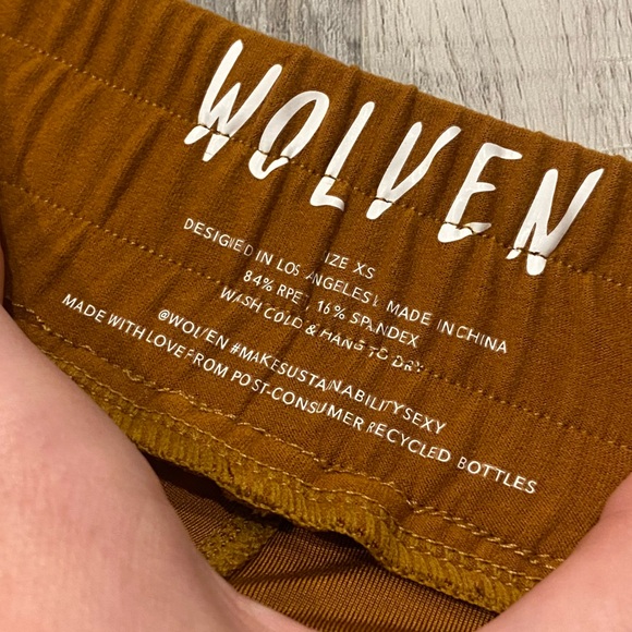 Wolven Tumeric Jogger XS NWT - Picture 6 of 13
